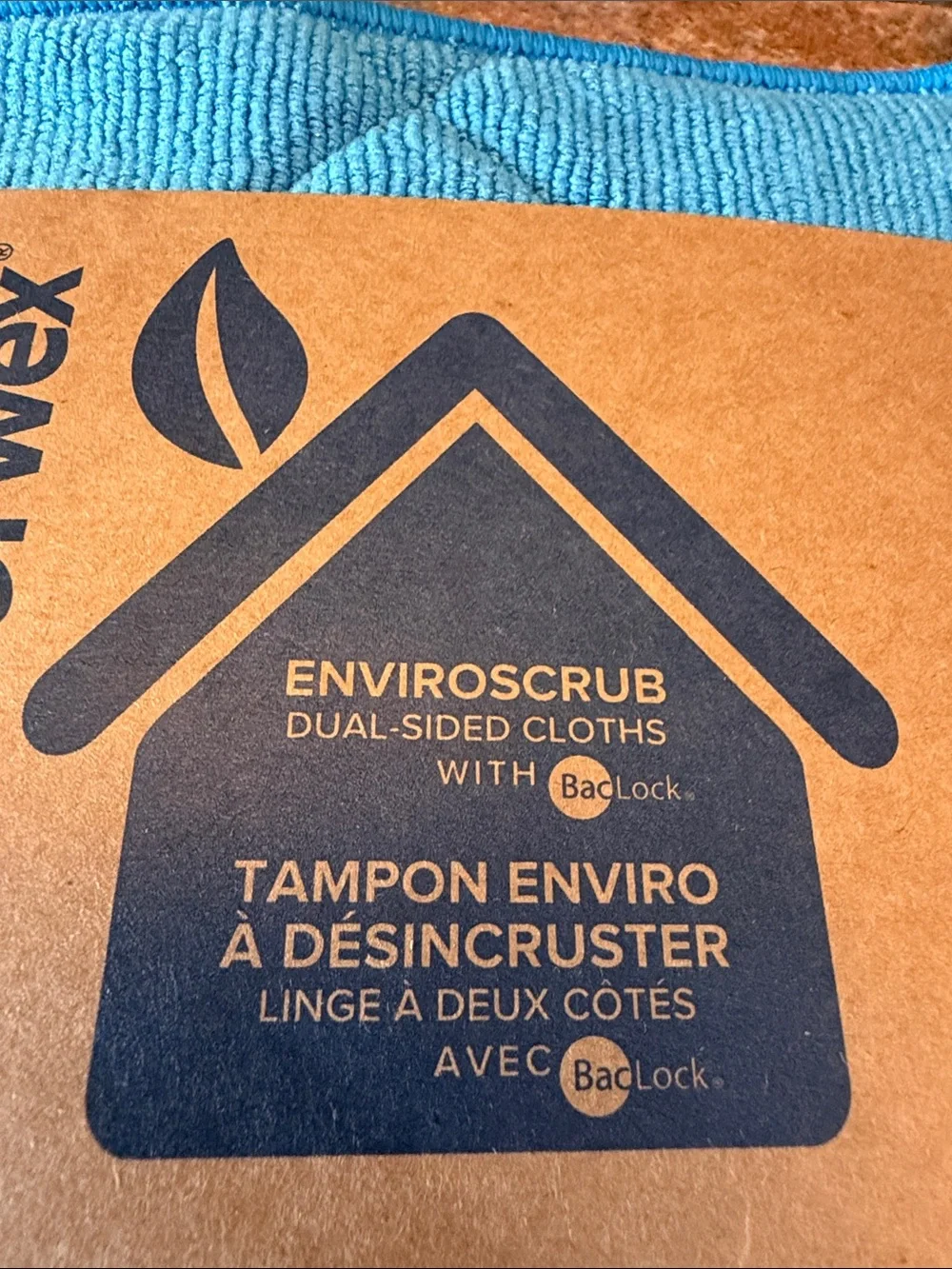 Norwex Turquoise EnviroScrub Dual-Sided Cleaning Cloth